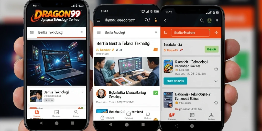 Antarmuka modern dan intuitif dari aplikasi DRAGON99