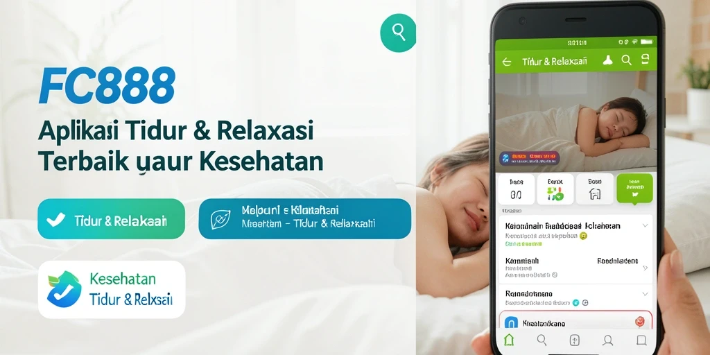 Tampilan antarmuka FC888 dengan fitur Tidur & Relaksasi.