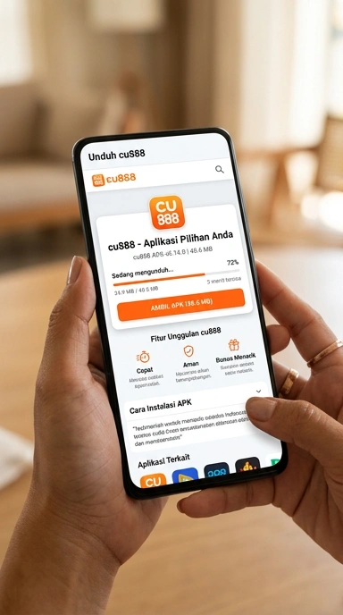 Tampilan halaman APK cu888