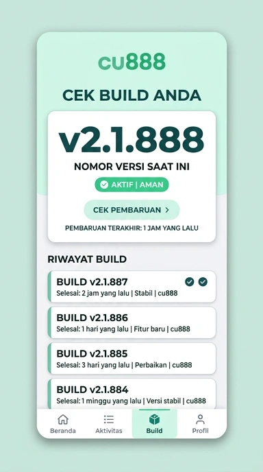 Tampilan riwayat versi cu888